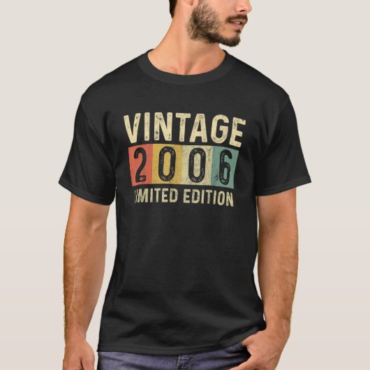 20年前のヴィンテージ限定版 20歳のユーモア Tシャツ (正面)