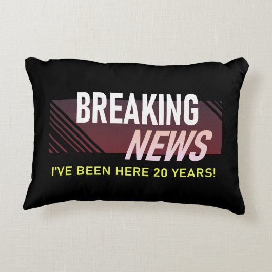 20年勤続記念第20代従業員 アクセントクッション (裏面)