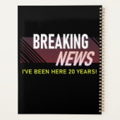 20年勤続記念20周年従業員3リングや輪 プランナー手帳 (裏面)