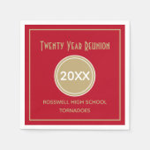 20年級懇親会紙ナプキン スタンダードカクテルナプキン (正面)