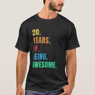 20年素晴らし間のおもしろい誕生日 Tシャツ