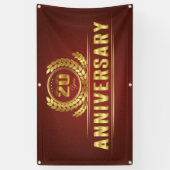 20年記念日 横断幕 (縦)