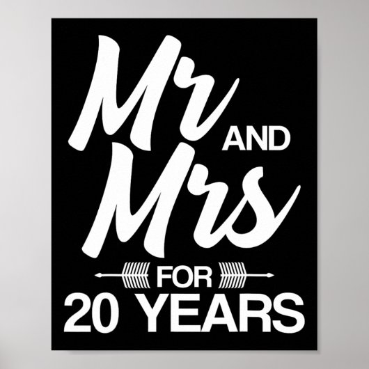 20年20周年を迎え結婚る ポスター (正面)