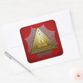 20度：シンボリックロッジのマスター スクエアシール (封筒)