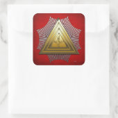 20度：シンボリックロッジのマスター スクエアシール (バッグ)