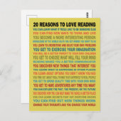 20愛すべき理由読のはがき ポストカード (正面/裏面)