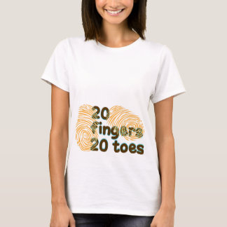 20指20つま先 Tシャツ