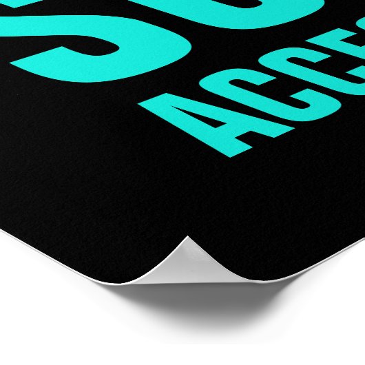 20時間365日の教育改革へのアクセスをサポート ポスター (角)