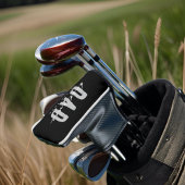 20最高のXXパパ以モダン後シンプル名門私立校風の ゴルフヘッドカバー