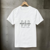 20最高のXXパパ以モダン後シンプル名門私立校風の Tシャツ