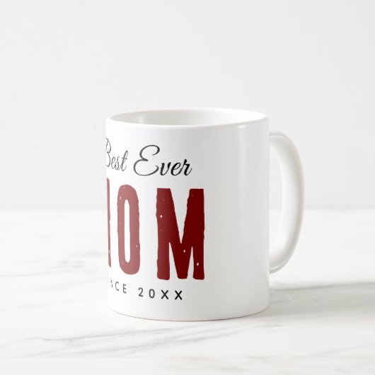 20最高のXX年から母さんモダンシンプル名門私立校風の コーヒーマグカップ (正面右)