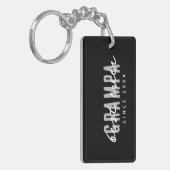 20最高のXX年のグランプモダンシンプル名門私立校風のラ キーホルダー (正面左)
