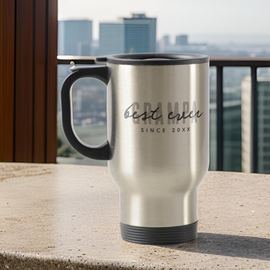 20最高のXX年のグランプモダンシンプル名門私立校風のラ トラベルマグ