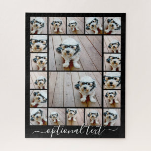 20枚のカスタム写真でフォトコラージュを作成 ジグソーパズル