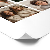 20枚のカスタム写真でフォトコラージュを作成 ポスター (角)