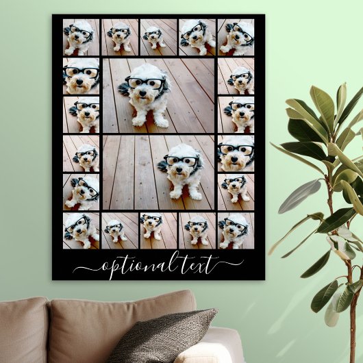 20枚のカスタム写真でフォトコラージュを作成 ポスター