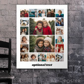 20枚のカスタム写真でフォトコラージュを作成 ポスター