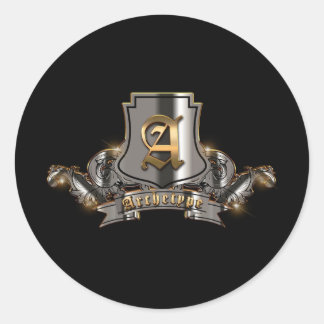 20枚のシール（様々な形状） ラウンドシール