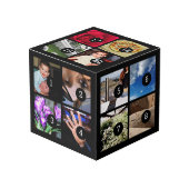 20枚の写真で簡単に自分の写真を作成 フォトキューブ (正面アングル)