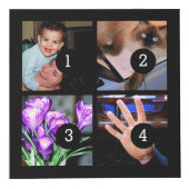 20枚の写真で簡単に自分の写真を作成 フォトキューブ (正面)