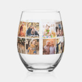 20枚の写真のギャラリーパーソナライズされた ステムなしワイングラス (右)