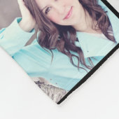 20枚の写真のコラージュパーソナライズされた フリースブランケット (角)