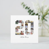 20枚の写真の コラージュ シーズンカード (スタンド正面)