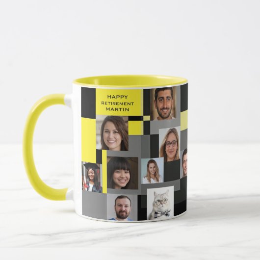 20枚の写真を追加モダン同僚の退職後のお別れ マグカップ (左)