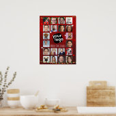 20枚の写真チームブランドのメリークリスマス ポスター (キッチン)