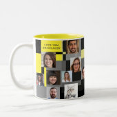20枚の写真モダンイエロー&グレイ愛You Grandaddy ツートーンマグカップ (左)