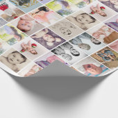 20枚パーソナライズされたのコラージュ ラッピングペーパー (角)