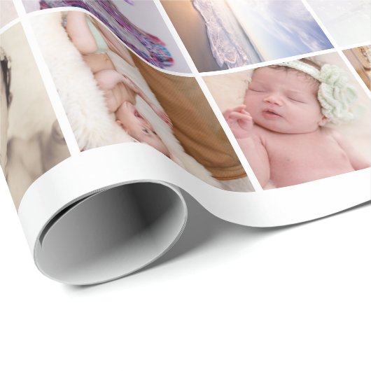 20枚パーソナライズされたのコラージュ ラッピングペーパー (ロールコーナー)