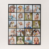 20枚モダンフォトコラージュ520パーソナライズされたピース ジグソーパズル (縦)