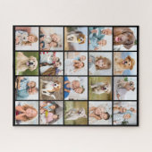 20枚モダンフォトコラージュ520パーソナライズされたピース ジグソーパズル (横)