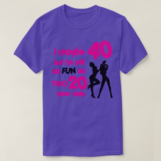 20歳のおもしろい Tシャツ (デザイン正面)