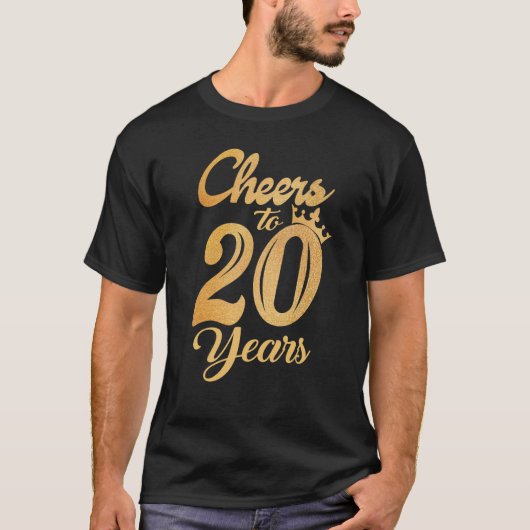 20歳の応援の誕生日 Tシャツ (正面)