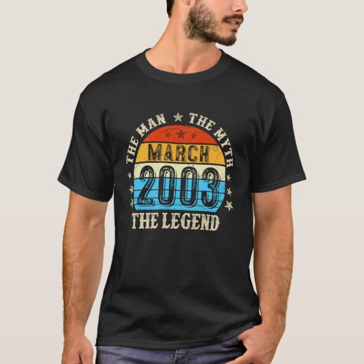20歳の男の神話の伝説2003年3月20日 Tシャツ (正面)