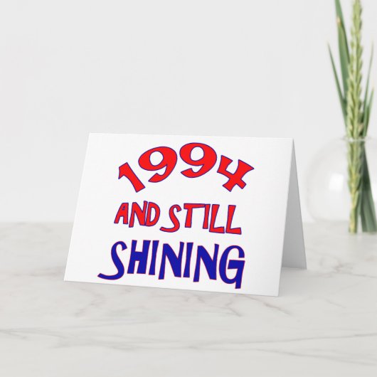 20歳の誕生日のデザイン カード (正面)