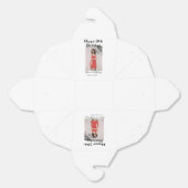 20歳の誕生日を迎える写真モダンシンプルのミニマル フェイバーボックス (見開き)