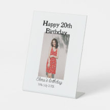 20歳の誕生日を迎える写真モダンシンプルのミニマル