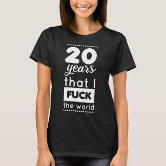 20歳の誕生日ユーモア Tシャツ