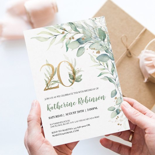 20歳の誕生日招待状大人誕生日 招待状