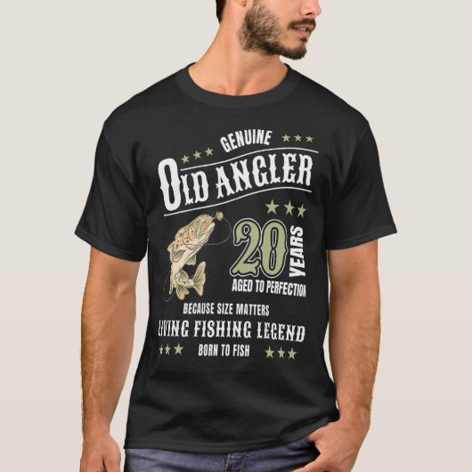 20歳の誕生日魚釣り20歳の漁師2003 Tシャツ (正面)