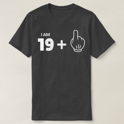 20歳の誕生日1 Tシャツ (デザイン正面)