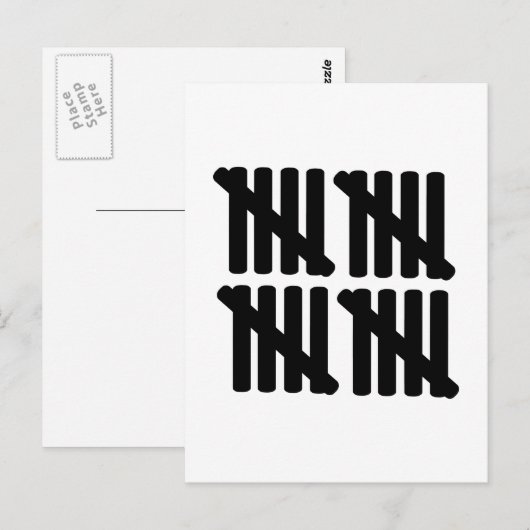 20歳の誕生日 ポストカード (正面/裏面)