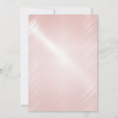 20歳の誕生日 ローズゴールド バルーン 招待状 (裏面)