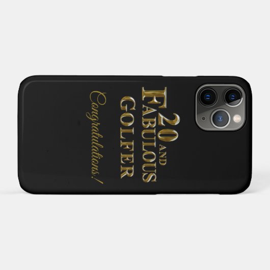 20歳の誕生日 Case-Mate iPhoneケース (裏面(横))