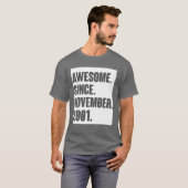 20歳の贈り物 – 2001素晴らし年11月以降 Tシャツ (正面フル)