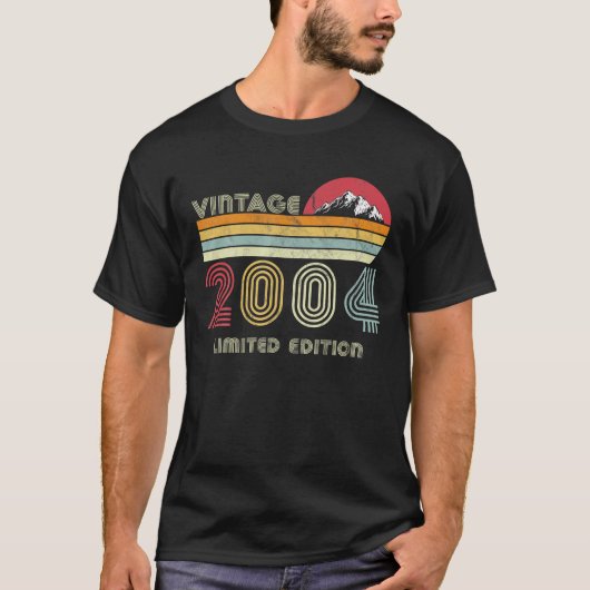20歳ギフトヴィンテージ2004限定版 Tシャツ (正面)