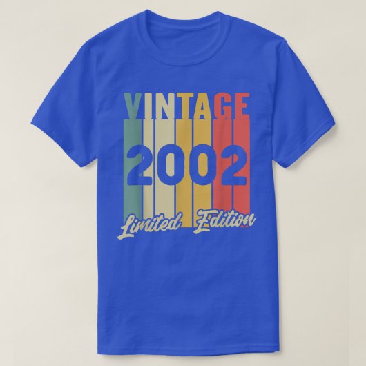 20歳ヴィンテージ2002年限定版20th Bir Tシャツ (デザイン正面)